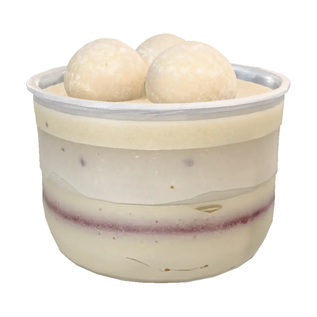 Lemon Coconut Parfait with Coconut Truffles 3D model, vytvořený pomocí AI