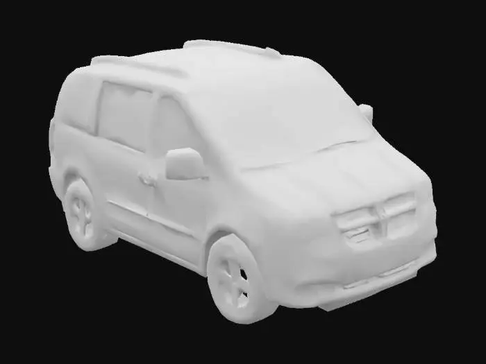 3D model for Dodge grand caravan V  cartoon 3d model