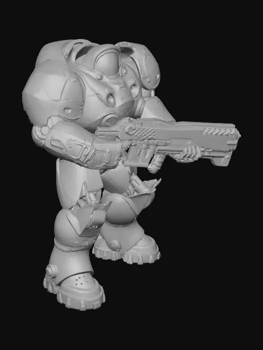 3D model for Terran Marine Armor