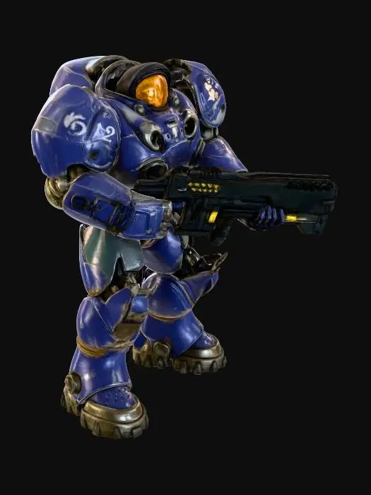 3D model for Terran Marine Armor