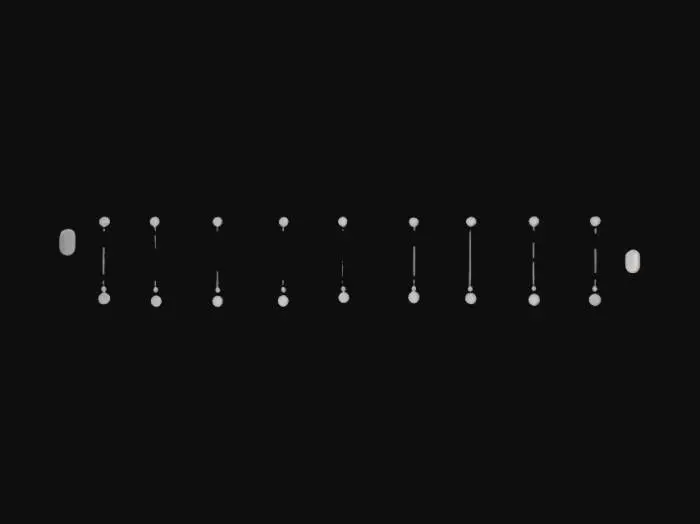 3D model for Binary Lights Code