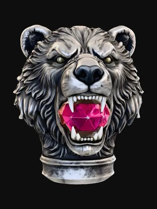 3D model for Bear's Jewel pommel