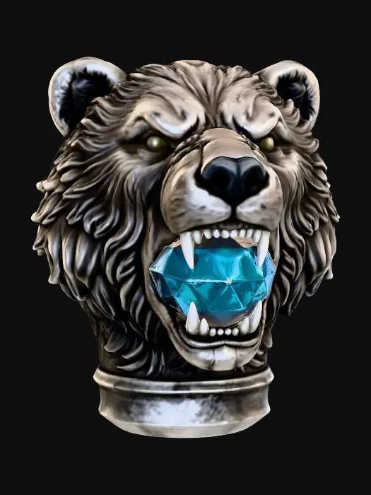 3D model for Bear's Jewel pommel
