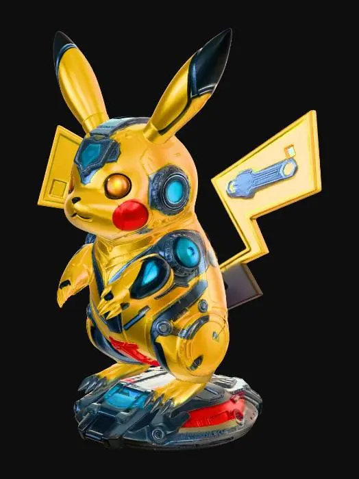 Pikachu Ranch Model Pikachu 3D Models for Free Download - Meshy