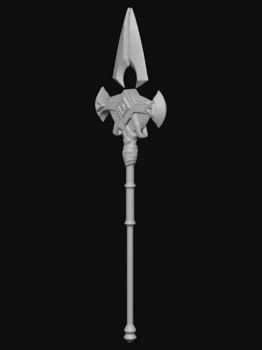 3D model for Golden Battleaxe