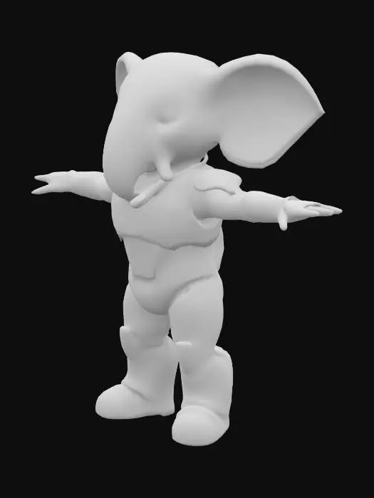 3D model for Ekajah Robo-Elephant