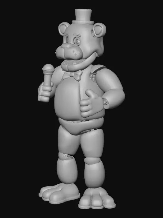 3D model for Freddy Fazbear
