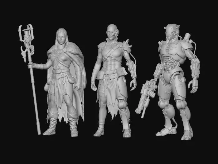 3D model for Wasteland Triad