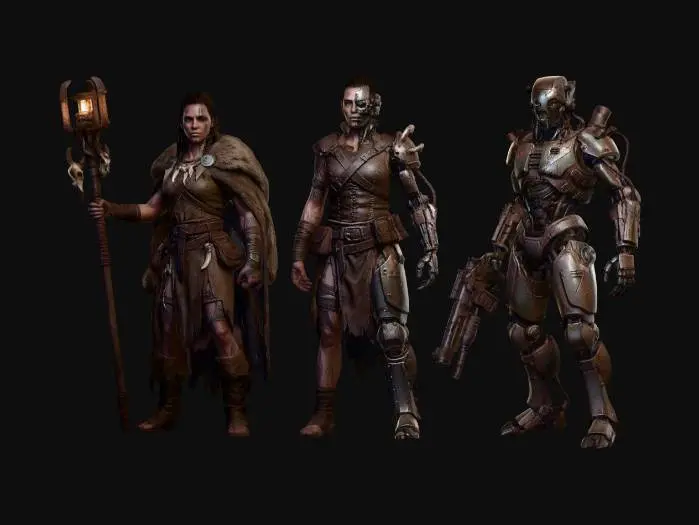 3D model for Wasteland Triad