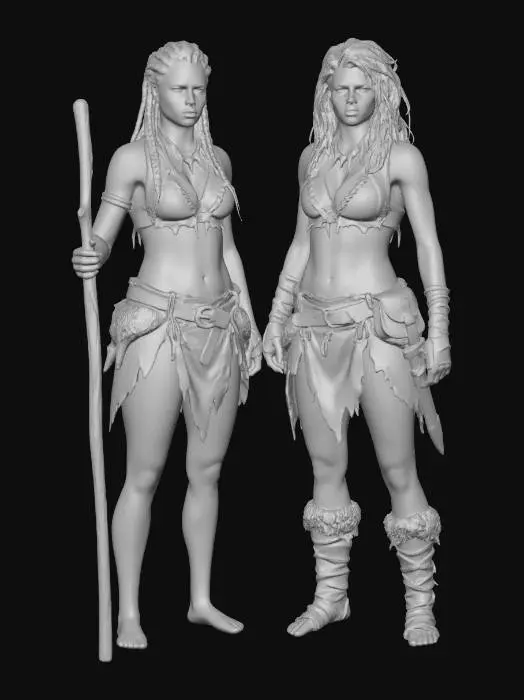 3D model for Primal Sisters