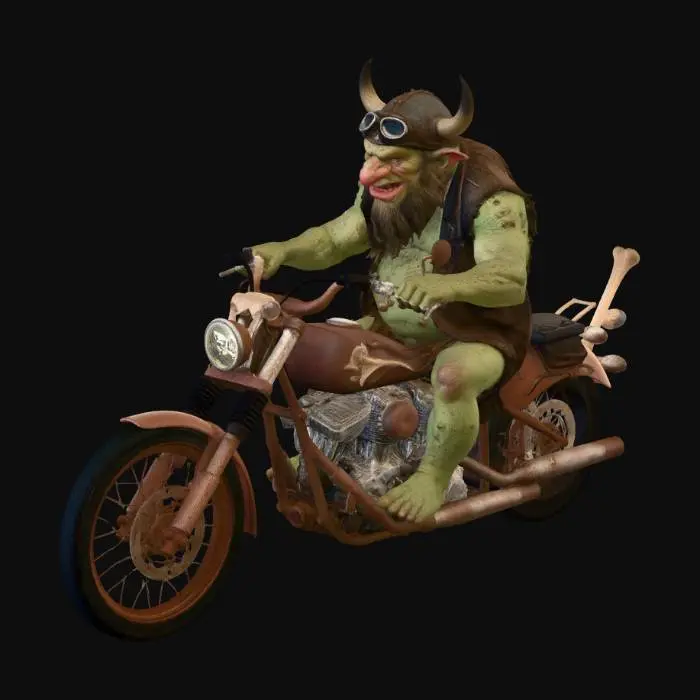 3D model for Rusty Road Troll