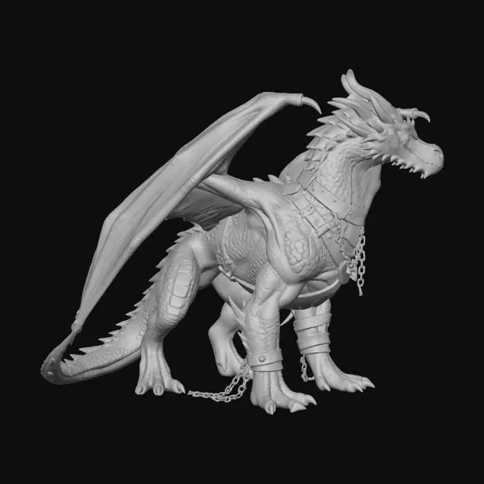 3D model for Chainbound Dragon