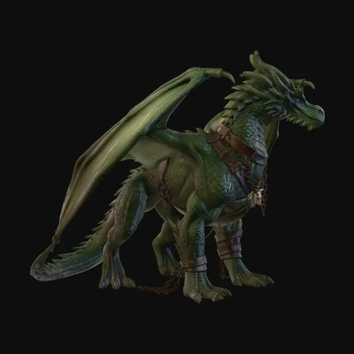 3D model for Chainbound Dragon
