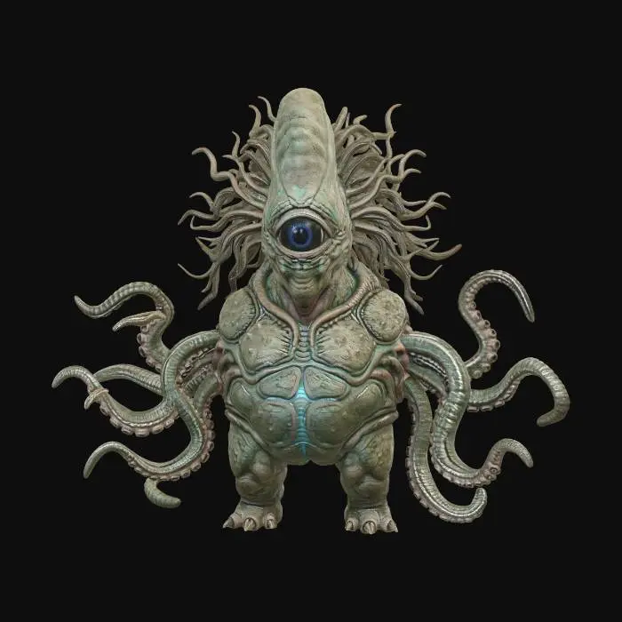 3D model for Gaze of the Abyss