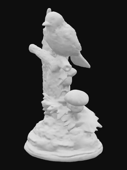 3D model for Vibrant Thistle Perch