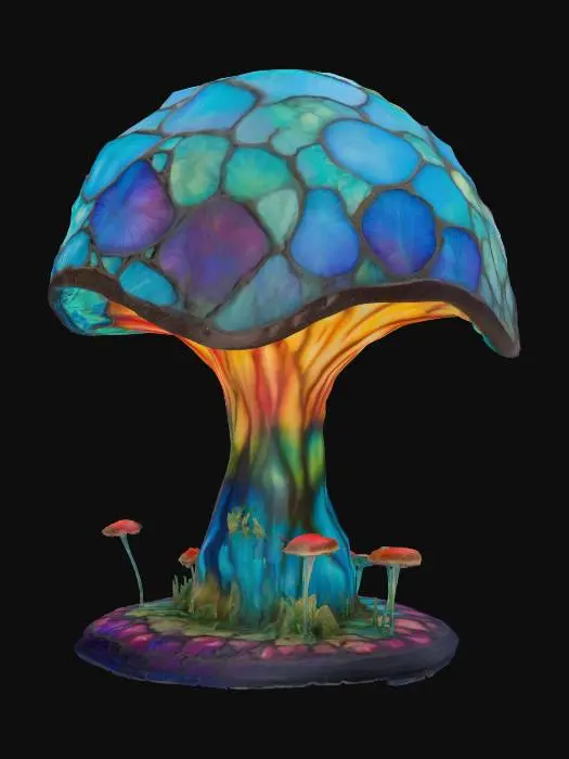 3D model for Vibrant Mushroom Lamp