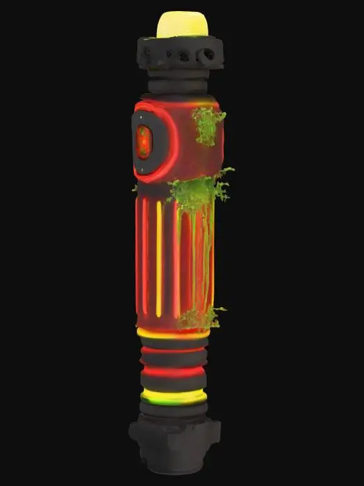 3D model for Glowing Saber Handle