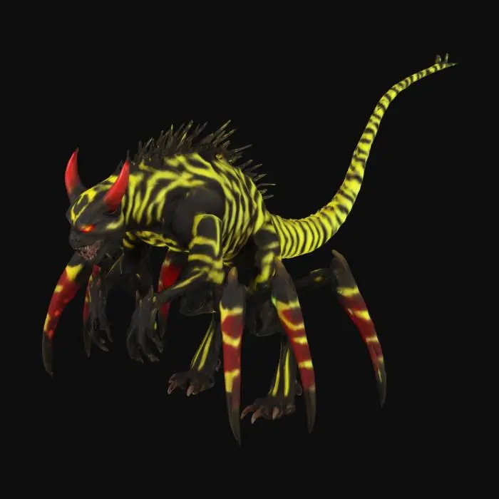 3D model for Neon Abyssal Creature