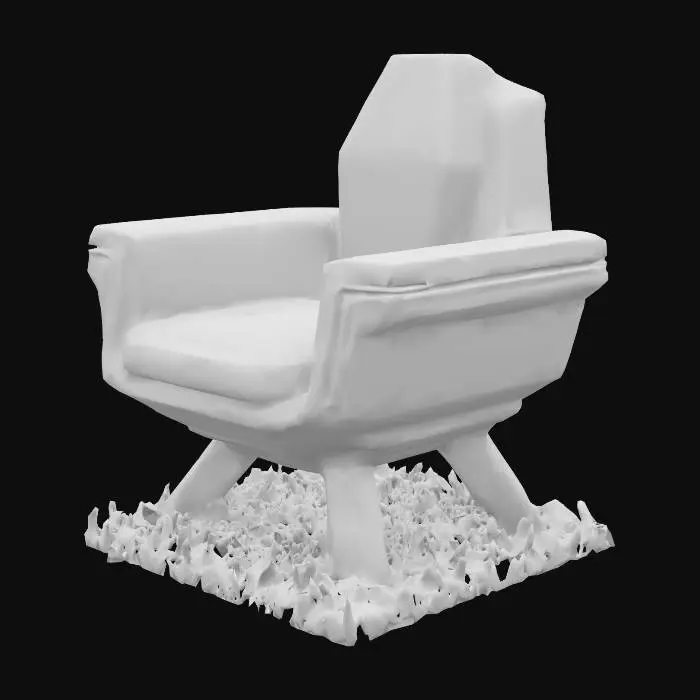 3D model for Futuristic Throne