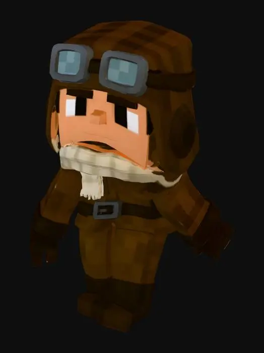 3D model for Aviator Pixel Pilot