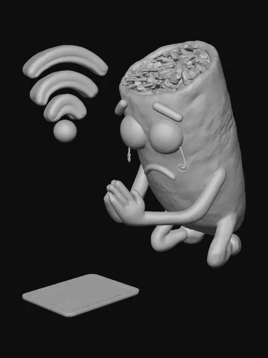 3D model for Burrito Begs for WiFi