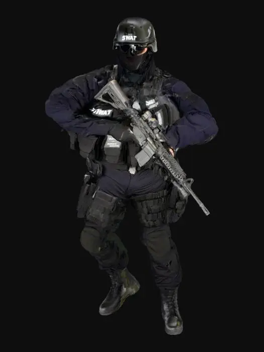 3D model for SWAT Operative Standing
