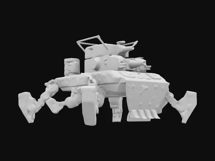 3D model for Mecha Tank Sentinel