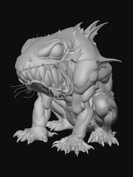 3D model for Aquatic Snarlbeast