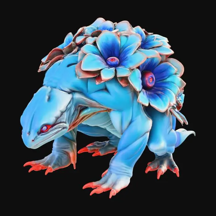 3D model for Floral Lizard Behemoth