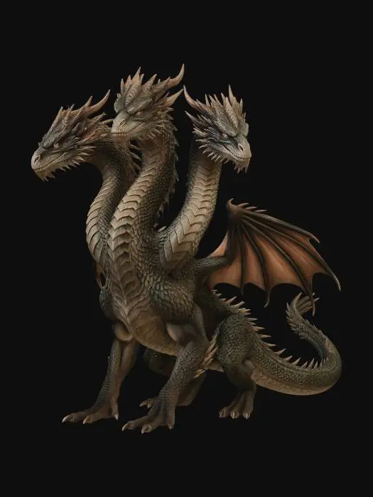 Dragon — Meshy AI 3D minyatür