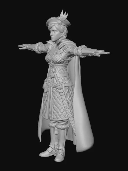 3D model for Female Landsknecht Pluderhose