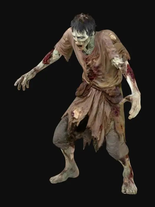 3D model for Zombie Wanderer