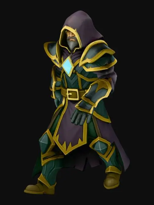 3D model for Enigmatic Sorcerer