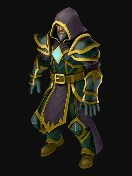 3D model for Enigmatic Sorcerer