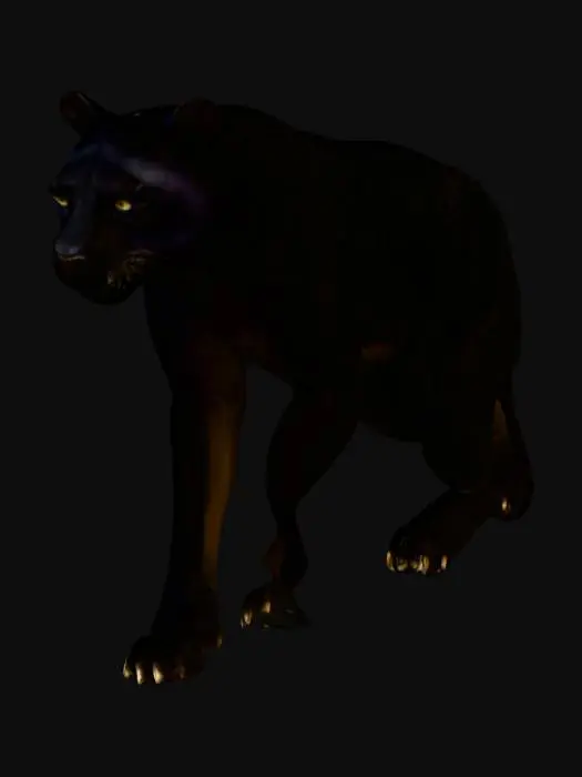 3D model for I need a shapeshifting black panther
