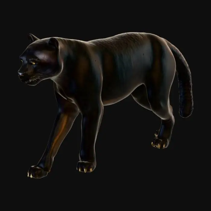 3D model for I need a shapeshifting black panther
