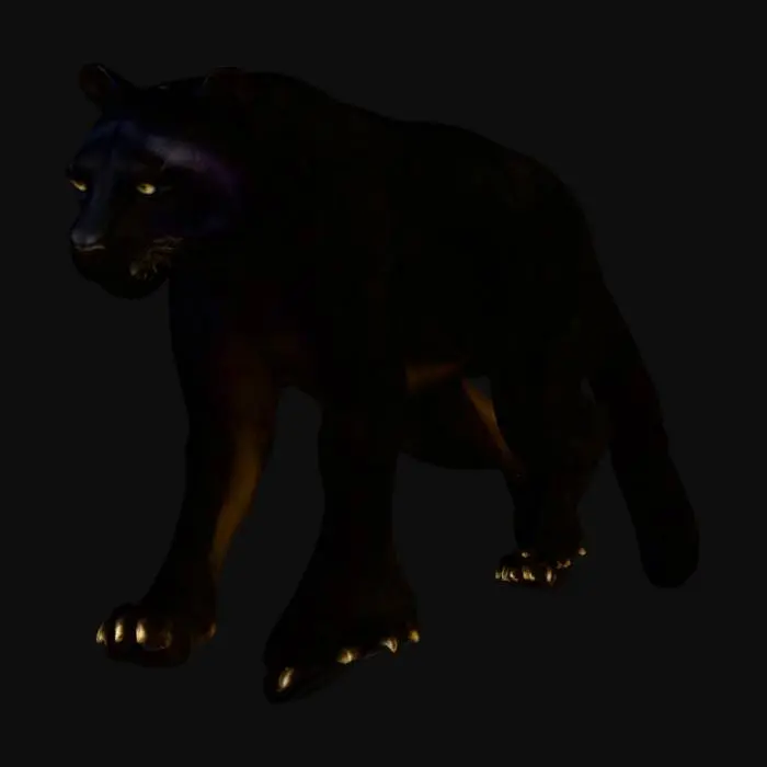 3D model for I need a shapeshifting black panther

