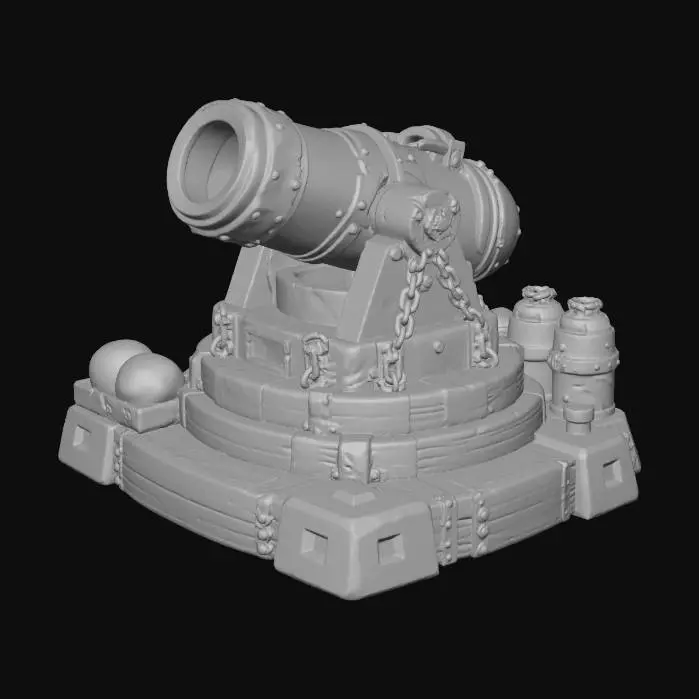 3D model for Steam Siege Cannon