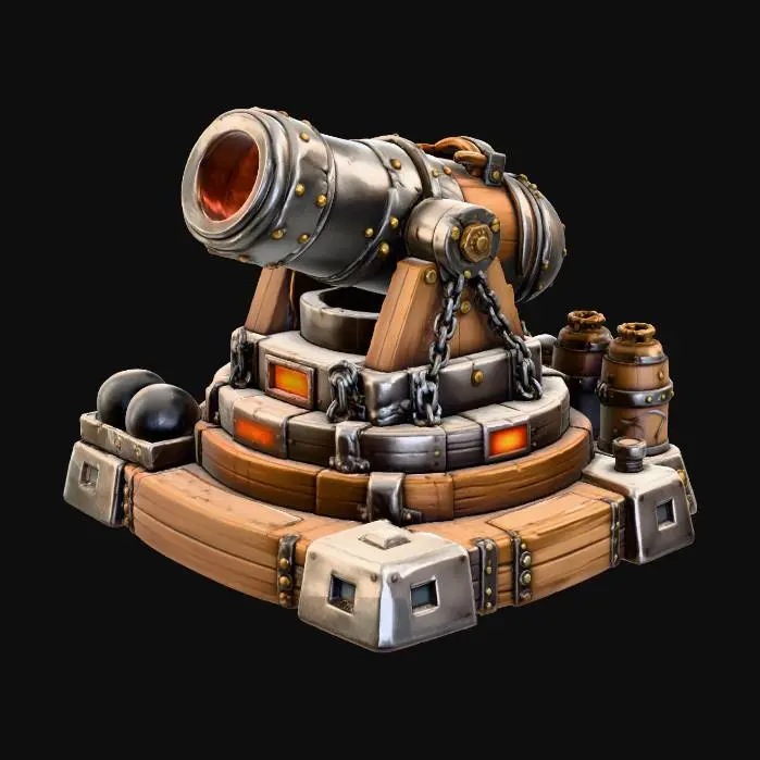 3D model for Steam Siege Cannon