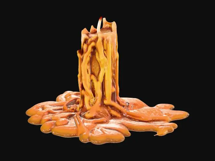 3D model for buring candle