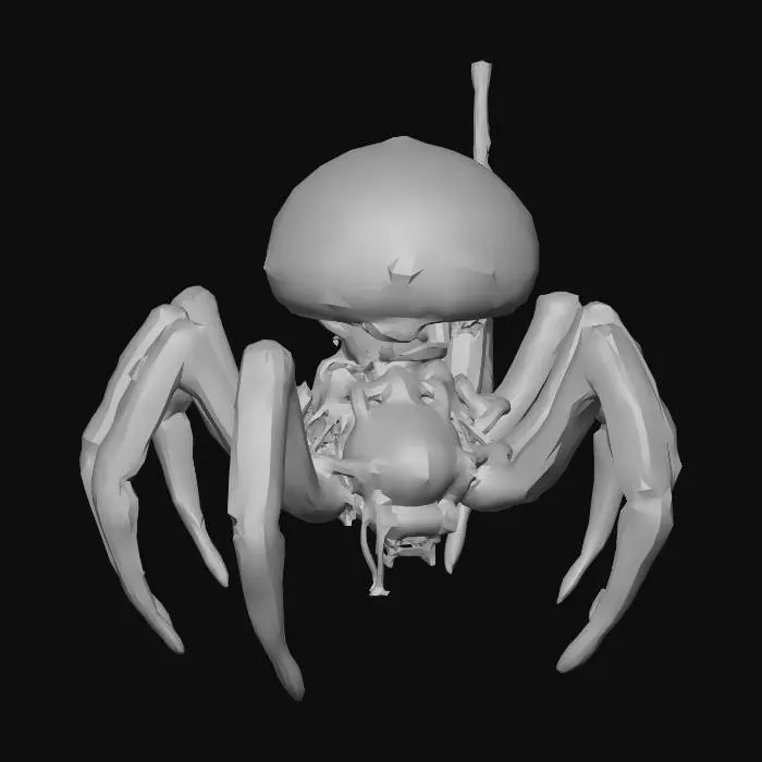 3D model for Rusty Mech Arachnid