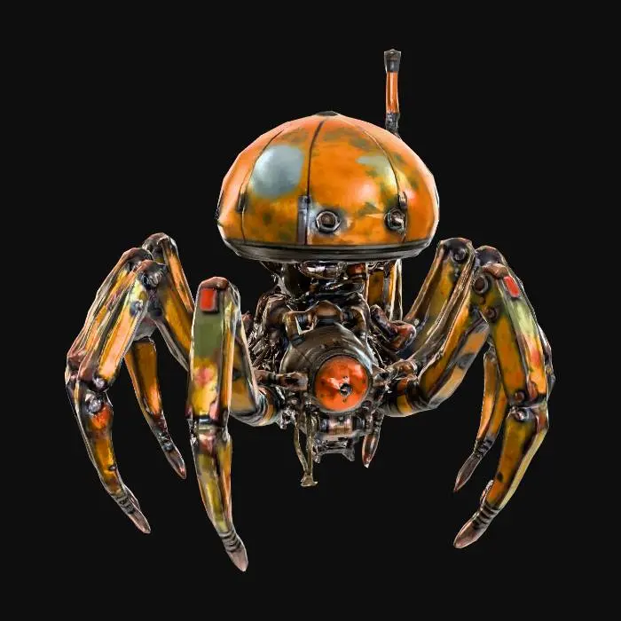 3D model for Rusty Mech Arachnid