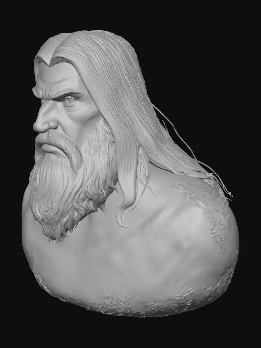 3D model for ytpavlov devasa kaslı aşırı korkutucu korku karakteri