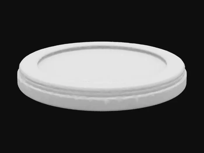 3D model for Ein chip der rund ist und ein rundes display hat.