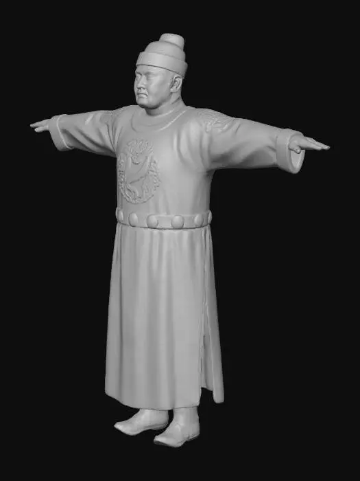 3D model for Emperor Pose