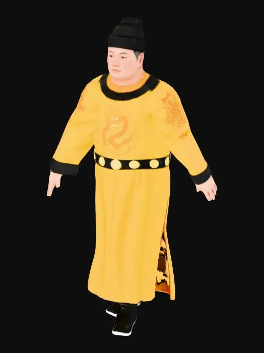 3D model for Emperor Pose