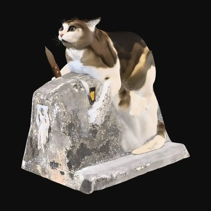 3D model for Knife Cat