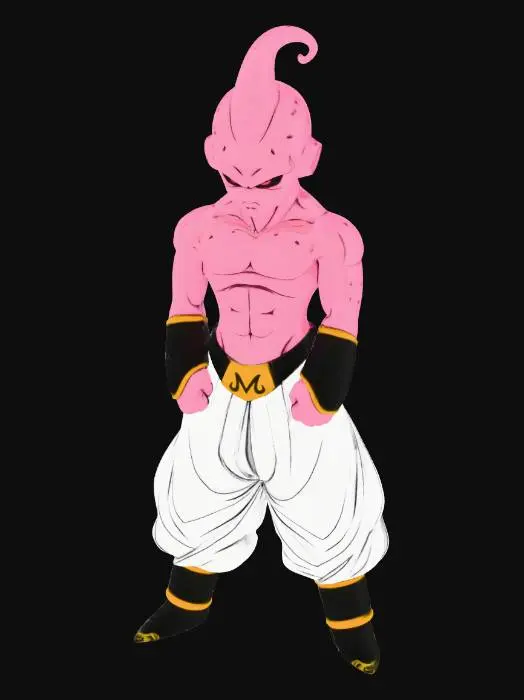 3D model for Majin Buu on a Hilltop