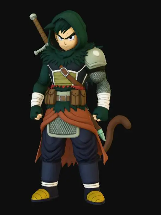 3D model for Saiyan Ranger