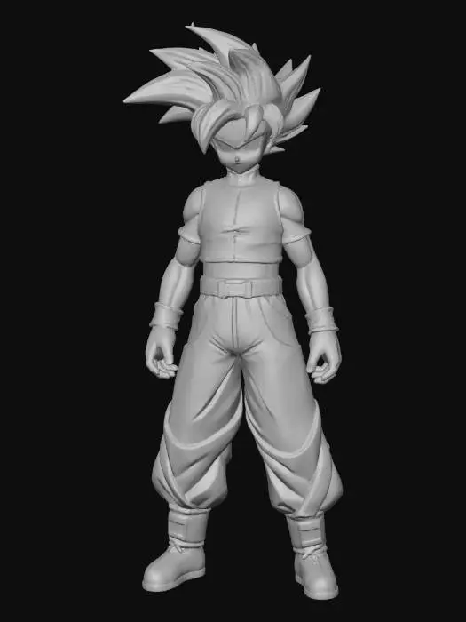 3D model for Saiyan Warrior